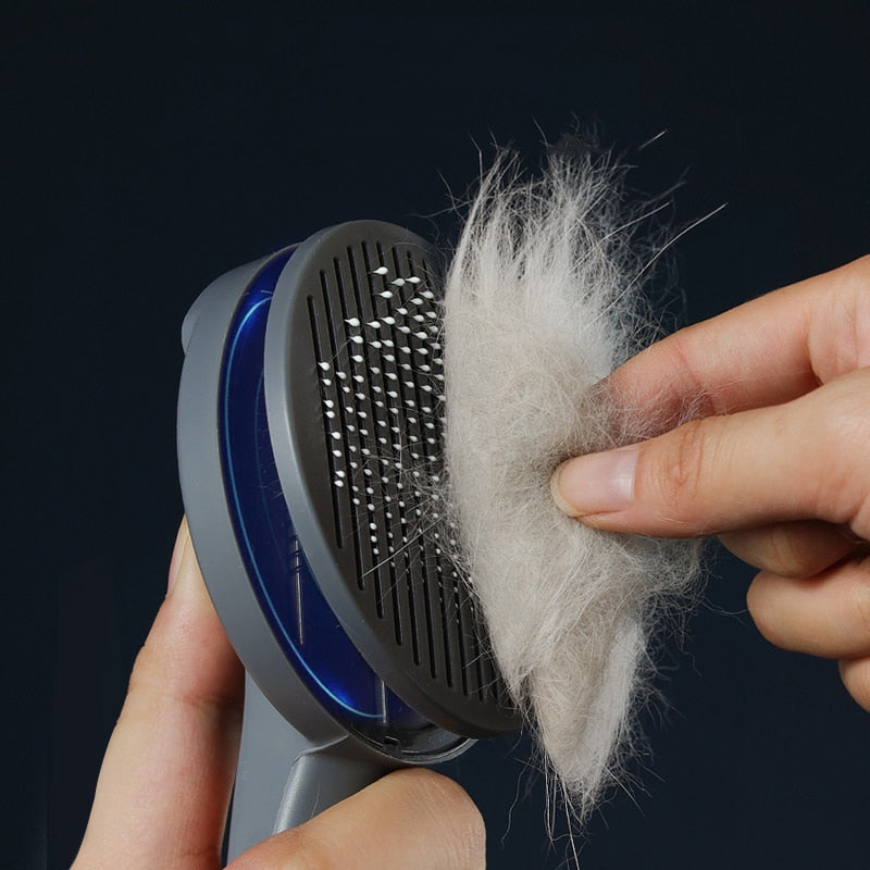 Cat Comb Brush Pet Hair Removes Comb For Cat Dog Pet Grooming Hair Cleaner Cleaning Pet Dog Cat Supplies Self Cleaning Cat Brush Brush Brush Brush Brush Brush Brush Brush Brush Brush Brush Brush Brush